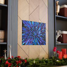 Load image into Gallery viewer, Blue Dahlia Canvas Gallery Wraps