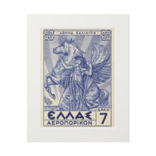 Load image into Gallery viewer, Athena and Pegasus Stamp Fine Print
