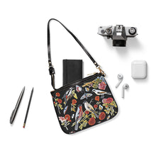 Load image into Gallery viewer, Updated 18th Century Birds and Plants Pattern Small Shoulder Bag