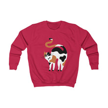 Load image into Gallery viewer, Calico Cat Kids Sweatshirt