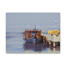 Load image into Gallery viewer, Fishing Boat Original Digital Canvas Print By Irene Kipreos Brooks
