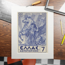 Load image into Gallery viewer, Athena and Pegasus Stamp Fine Print