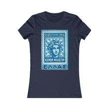 Load image into Gallery viewer, Vintage Greek Island Stamp Women's Shirt