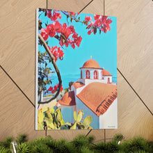 Load image into Gallery viewer, Agios Savvas, Kalymnos with Bougainvilleas