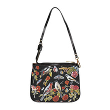 Load image into Gallery viewer, Updated 18th Century Birds and Plants Pattern Small Shoulder Bag