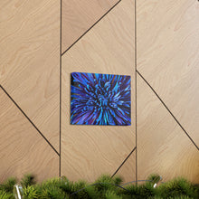 Load image into Gallery viewer, Blue Dahlia Canvas Gallery Wraps