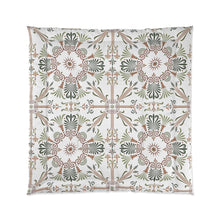 Load image into Gallery viewer, Ancient Greek Flower Light Color King Comforter