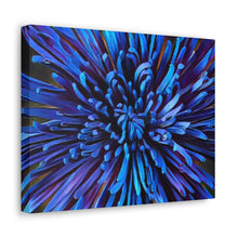 Load image into Gallery viewer, Blue Dahlia Canvas Gallery Wraps