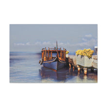 Load image into Gallery viewer, Fishing Boat Original Digital Canvas Print By Irene Kipreos Brooks