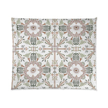 Load image into Gallery viewer, Ancient Greek Flower Light Color King Comforter