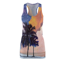 Load image into Gallery viewer, Sunset Beach Women's Cut & Sew Racerback Dress