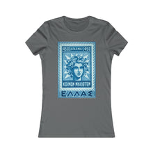 Load image into Gallery viewer, Vintage Greek Island Stamp Women's Shirt