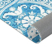 Load image into Gallery viewer, Blue Mosaic Area Rug