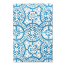 Load image into Gallery viewer, Blue Mosaic Area Rug