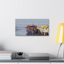 Load image into Gallery viewer, Fishing Boat Original Digital Canvas Print By Irene Kipreos Brooks