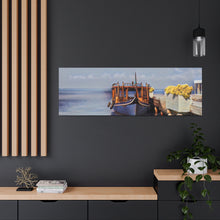 Load image into Gallery viewer, Fishing Boat Original Digital Canvas Print By Irene Kipreos Brooks