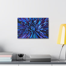 Load image into Gallery viewer, Blue Dahlia Canvas Gallery Wraps