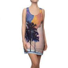 Load image into Gallery viewer, Sunset Beach Women's Cut & Sew Racerback Dress