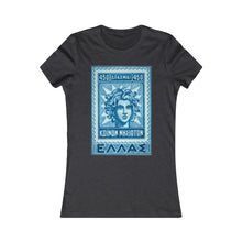 Load image into Gallery viewer, Vintage Greek Island Stamp Women's Shirt