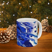 Load image into Gallery viewer, Blue Galaxy Ceramic Mug 11oz