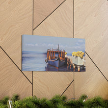 Load image into Gallery viewer, Fishing Boat Original Digital Canvas Print By Irene Kipreos Brooks