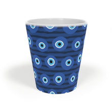 Load image into Gallery viewer, Evil Eye Pattern Latte Mug, 12oz