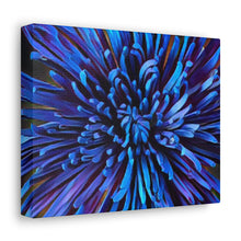 Load image into Gallery viewer, Blue Dahlia Canvas Gallery Wraps
