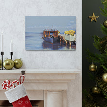 Load image into Gallery viewer, Fishing Boat Original Digital Canvas Print By Irene Kipreos Brooks