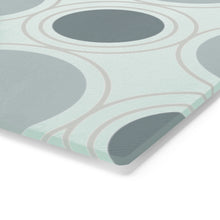 Load image into Gallery viewer, Retro Mint Green Circles Cutting Board