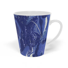 Load image into Gallery viewer, Blue Galaxy Latte Mug, 12oz