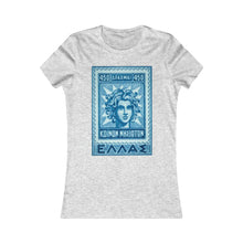 Load image into Gallery viewer, Vintage Greek Island Stamp Women's Shirt
