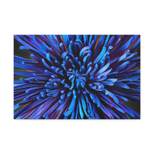 Load image into Gallery viewer, Blue Dahlia Canvas Gallery Wraps