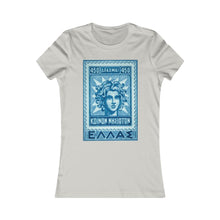 Load image into Gallery viewer, Vintage Greek Island Stamp Women's Shirt
