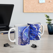 Load image into Gallery viewer, Blue Galaxy Ceramic Mug 11oz
