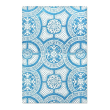 Load image into Gallery viewer, Blue Mosaic Area Rug
