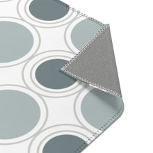 Load image into Gallery viewer, Retro Mint Green Circles Area Rugs