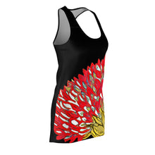 Load image into Gallery viewer, Pink Flower Painting Women's Racerback Dress