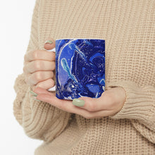 Load image into Gallery viewer, Blue Galaxy Ceramic Mug 11oz