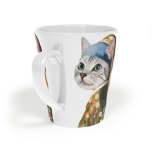 Load image into Gallery viewer, Renaissance Cat Latte Mug, 12oz