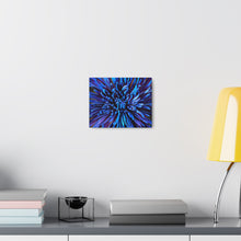 Load image into Gallery viewer, Blue Dahlia Canvas Gallery Wraps