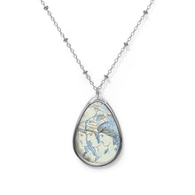 Load image into Gallery viewer, Three Grecian Ladies Oval Necklace