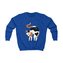 Load image into Gallery viewer, Calico Cat Kids Sweatshirt