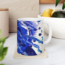 Load image into Gallery viewer, Blue Galaxy Ceramic Mug 11oz