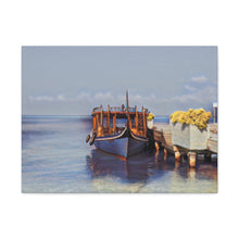 Load image into Gallery viewer, Fishing Boat Original Digital Canvas Print By Irene Kipreos Brooks