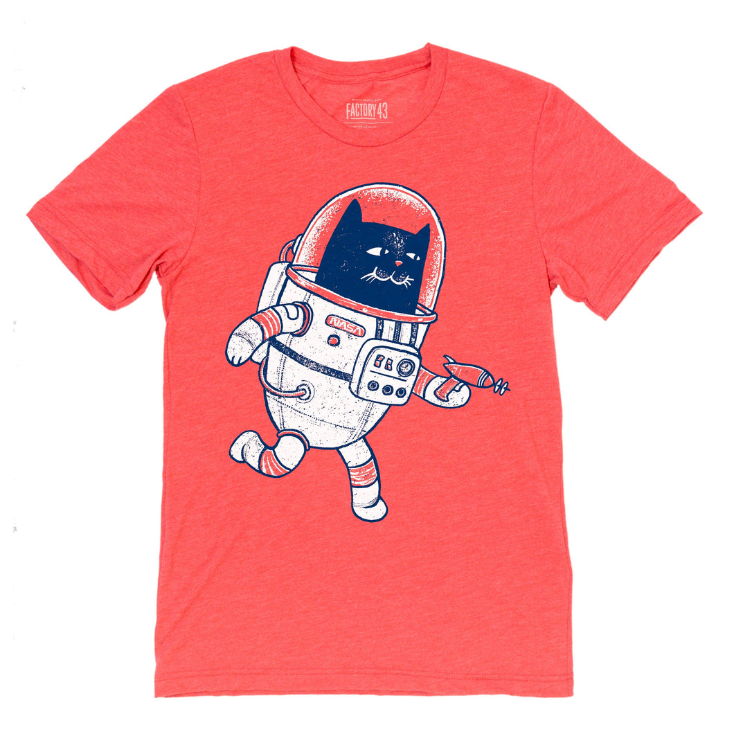 Space Cat Unisex Shirt: XL