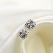 Load image into Gallery viewer, Round Miracle Setting 1/10 Ctw Natural Diamond Stud Earrings
