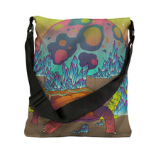 Load image into Gallery viewer, Crystalline Tortoise Adjustable Tote Bag (AOP)
