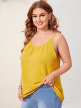 Load image into Gallery viewer, Plus Size Scoop Neck Cami In A Selection of Colors
