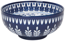 Load image into Gallery viewer, Blue and White Bowl Large 8 Inch
