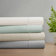 Load image into Gallery viewer, 100% Organic Cotton 18&quot; Deep Pocket Sheet Set, Taupe: Queen
